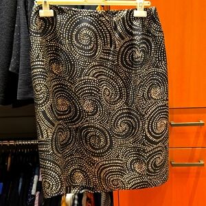 Talbots silk&wool skirt